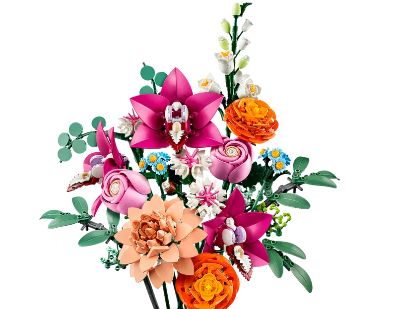 LEGO BOTANICALS PRETTY PINK FLOWER BOUQUET
