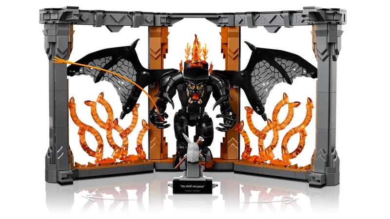 LEGO LORD OF THE RINGS BALROG BOOK NOOK