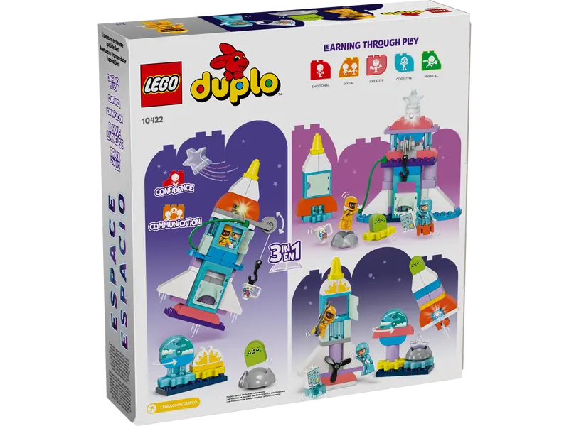 LEGO DUPLO 3IN1 SPACE SHUTTLE ADVENTURE