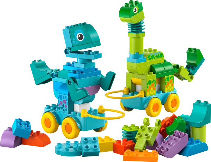 LEGO DUPLO 3-IN-1 DINOSAURS ON WHEELS