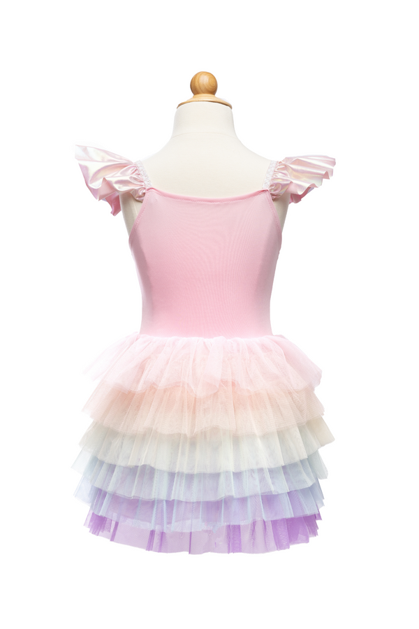 RAINBOW RUFFLE TUTU DRESS