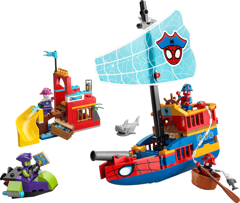 LEGO TEAM SPIDEY PIRATE SHIP