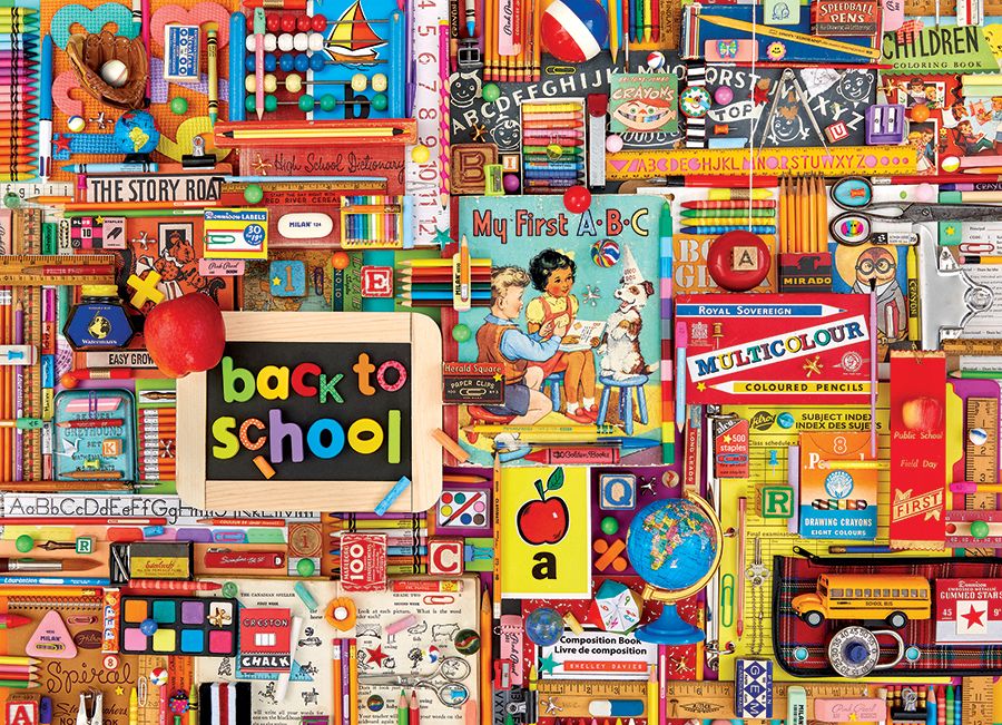 COBBLE HIL 1000 PC BACK TO SCHOOL
