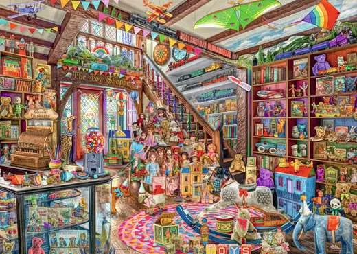 RAVENSBURG 1000 PC THE FANTASY TOY SHOP