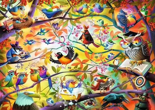 RAVENSBURG 1000 PC BUSY BIRDIES