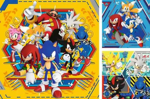 RAVENSBURG 3 X 49 PC SONIC THE HEDGEHOG