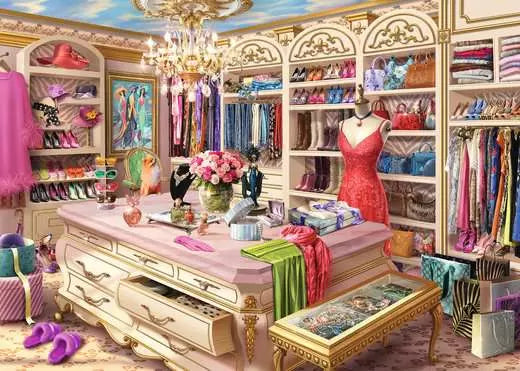 RAVENSBURG 1000 PC THE COVETED CLOSET