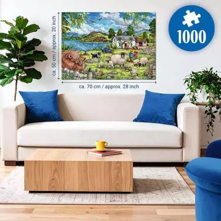 RAVENSBURGER 1000 PC COUNTRY FARM