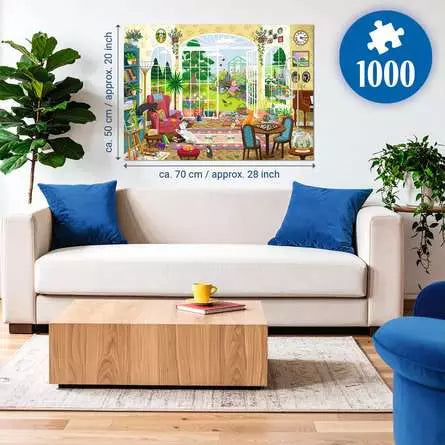 RAVENSBURGER 1000 PC SUMMER GARDEN PARLOUR