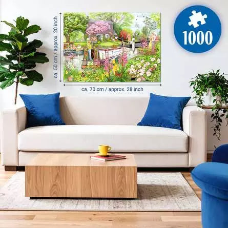 RAVENSBURGER 1000 PC COSY CAFE NO 4: RIVER CAFE