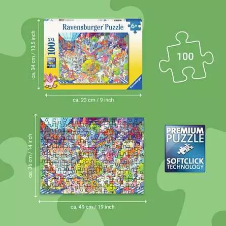 RAVENSBURGER 100 XXL A DAY IN CHAOSVILLE