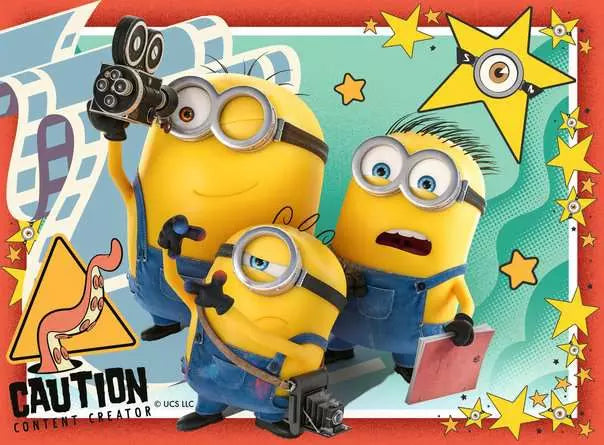 RAVENSBURGER 4 PUZZLES IN A BOX MINIONS