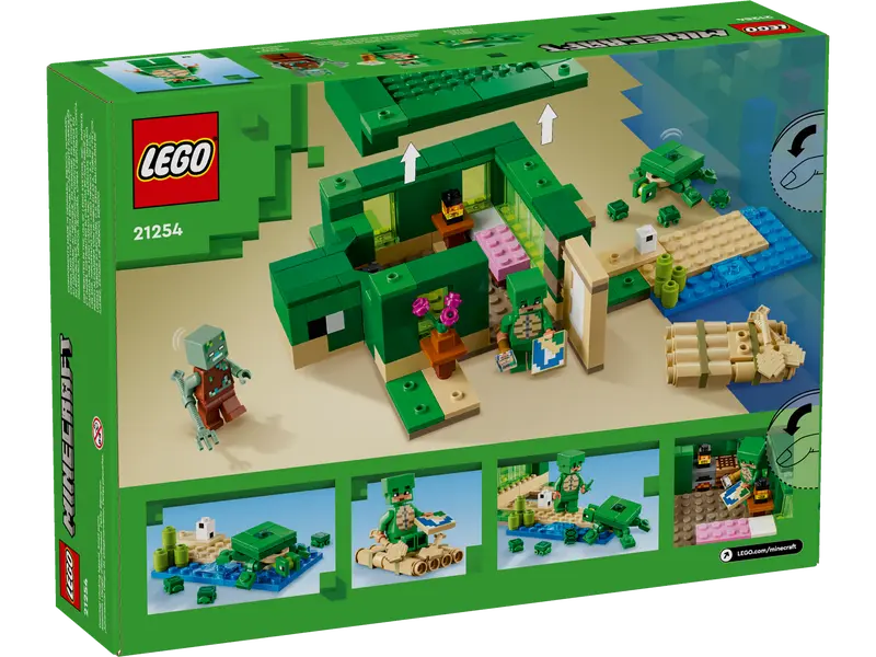 LEGO MINECRAFT THE TURTLE BEACH HOUSE