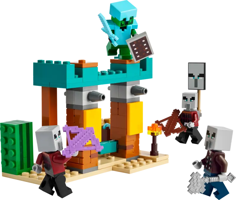 LEGO MINECRAFT THE ILLAGER DESERT PATROL