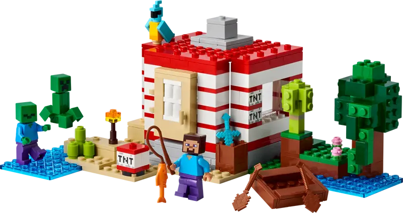 LEGO MINECRAFT THE TNT JUNGLE HOUSE