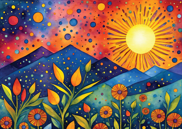 ENJOY 1000 PC SUNSET RAIN