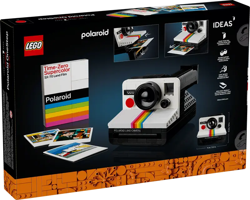LEGO IDEAS POLAROID ONE STEP SX-70 CAMERA