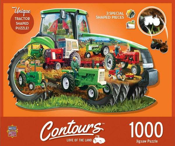 SHAPED PUZZLE-1000 PC TRACTOR