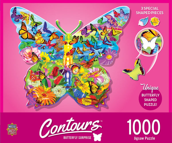 SHAPED PUZZLE-1000 PC BUTTERFLY