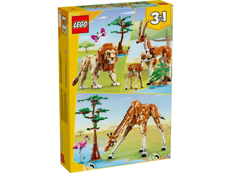LEGO CREATOR WILD SAFARI ANIMALS