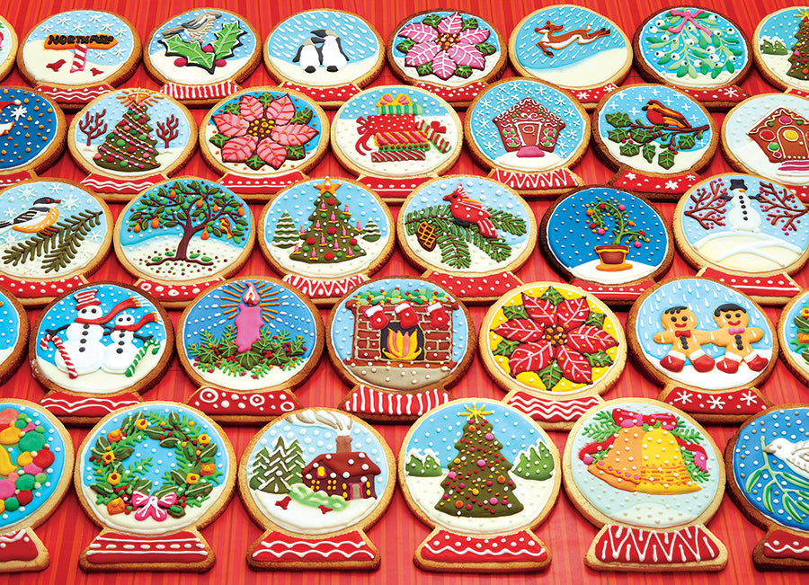 COBBLE HIL 1000 PC SNOW GLOBE COOKIES