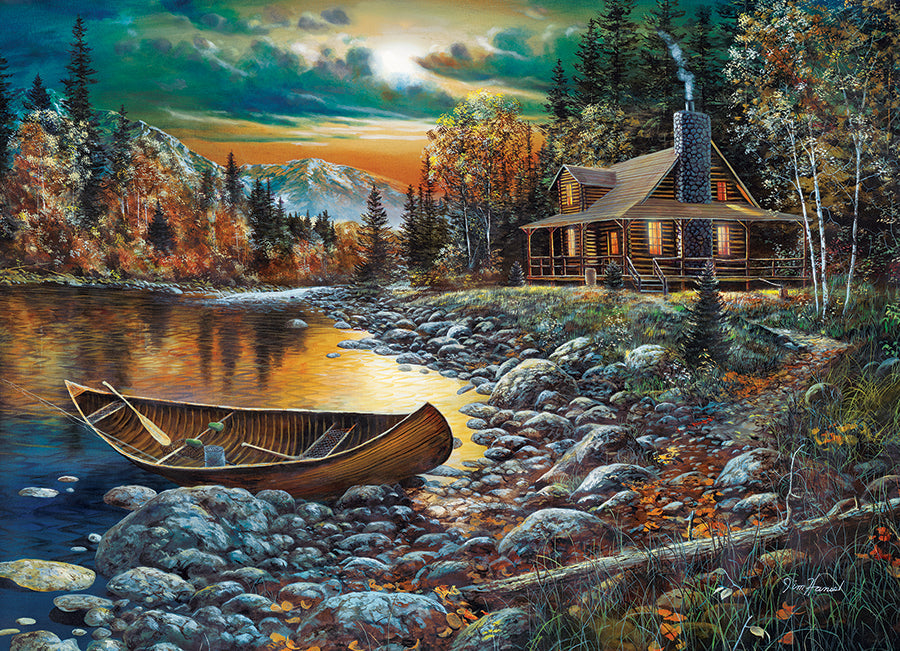 COBBLE HIL 1000 PC HIGH COUNTRY RETREAT