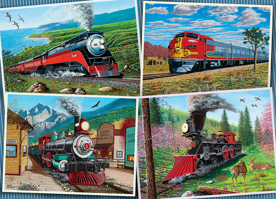 COBBLE HIL 1000 PC HISTORIC LOCOMOTIVES