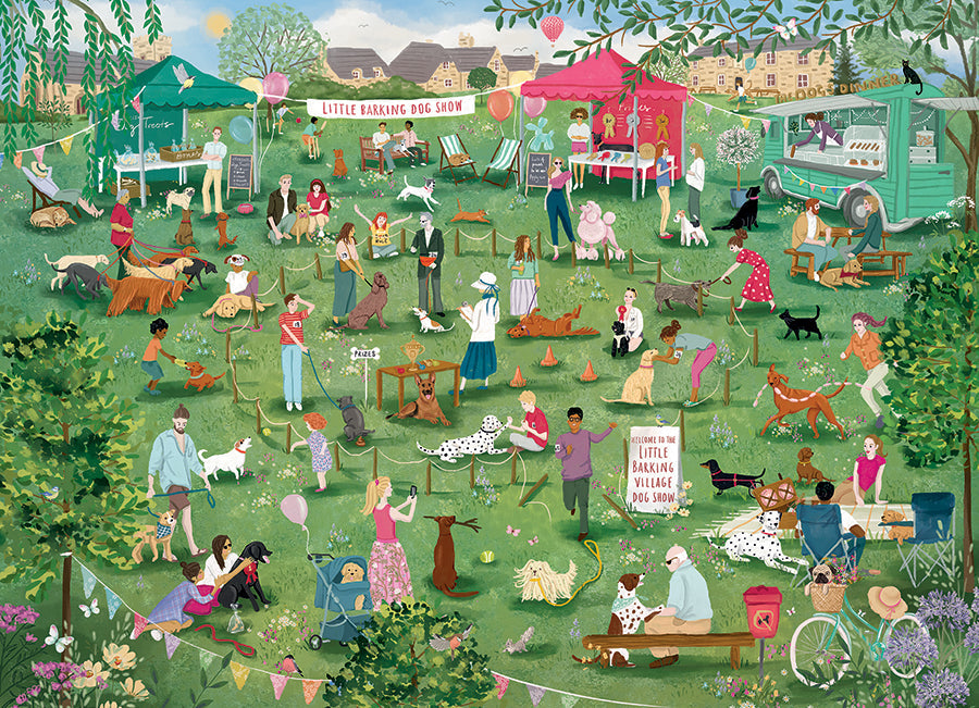 COBBLE HIL 1000 PC LITTLE BARKING DOG SHOW