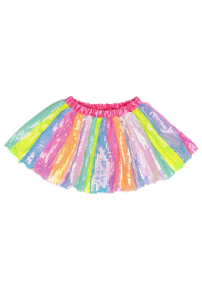 STRIPY SEQUINS SKIRT SIZE 4-6