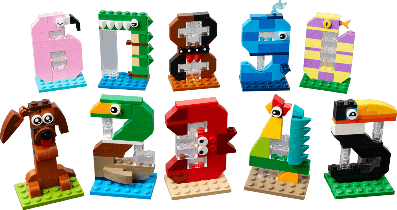LEGO BIRTHDAY NUMBERS