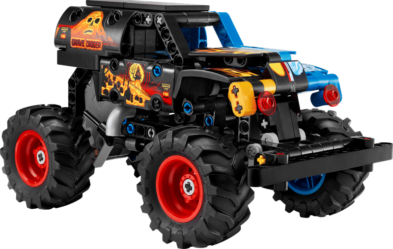LEGO TECHNIC GRAVE DIGGER FIRE AND ICE