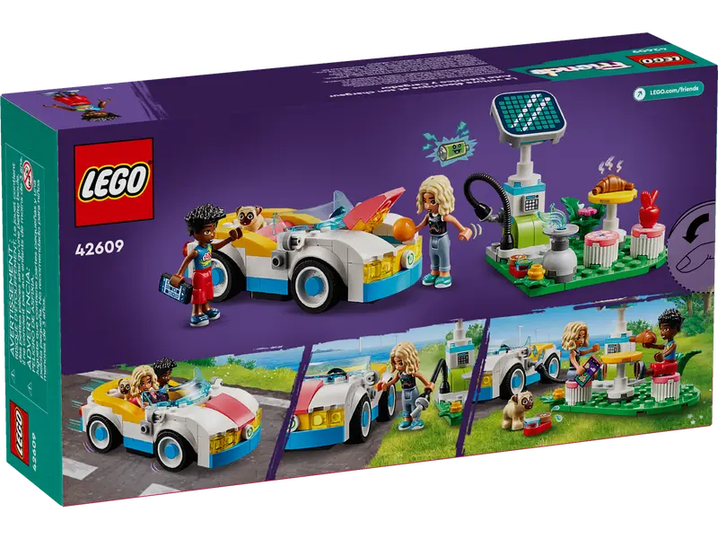 LEGO FRIENDS ELECTRIC CAR & CHARGER