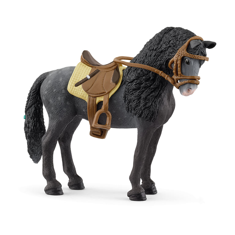 SCHLEICH PURA RAZA ESPANOLA MARE W/ SADDLE & BRIDLE