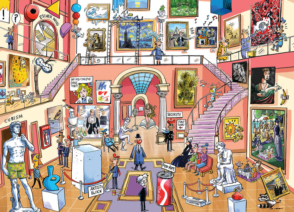 COBBLE HIL 1000 PC DOODLETOWN MUSEUM MISCHIEF