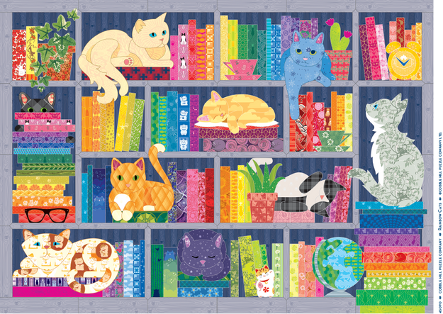 COBBLE HIL 500 PC RAINBOW CATS