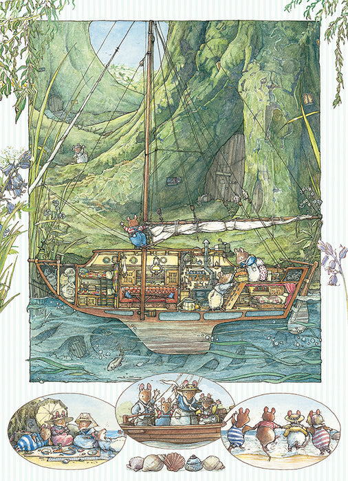 COBBLE HIL 500 PC BRAMBLY HEDGE: ALL ABOARD!