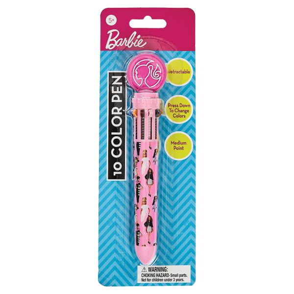 BARBIE 10 COLOUR JUMBO PEN