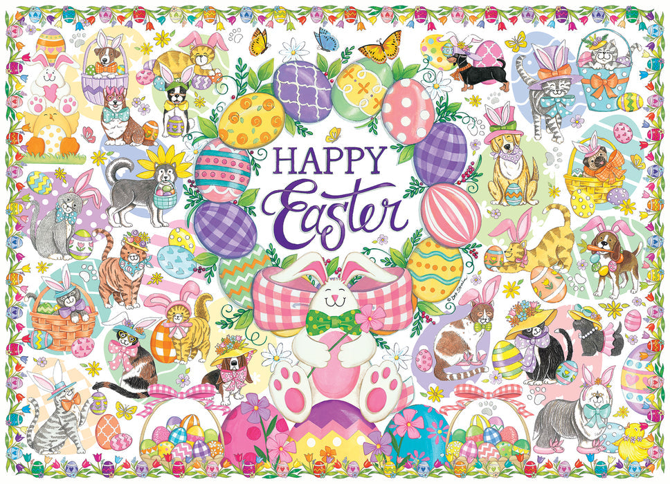 COBBLE HIL FAMILY PUZZLE HAPPY EASTER