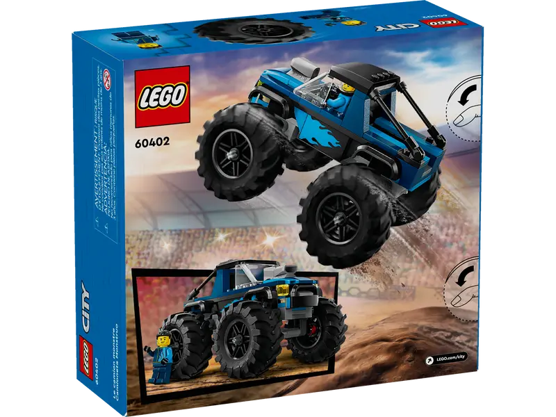 LEGO CITY BLUE MONSTER TRUCK