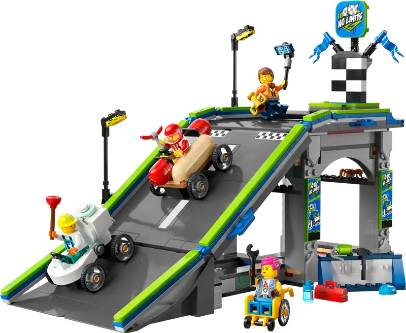 LEGO CITY NO LIMITS RACE CAR RAMP TRACK