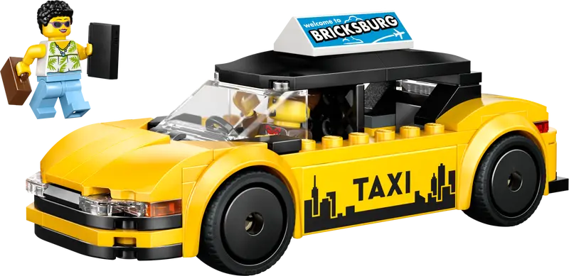 LEGO CITY YELLOW TAXI