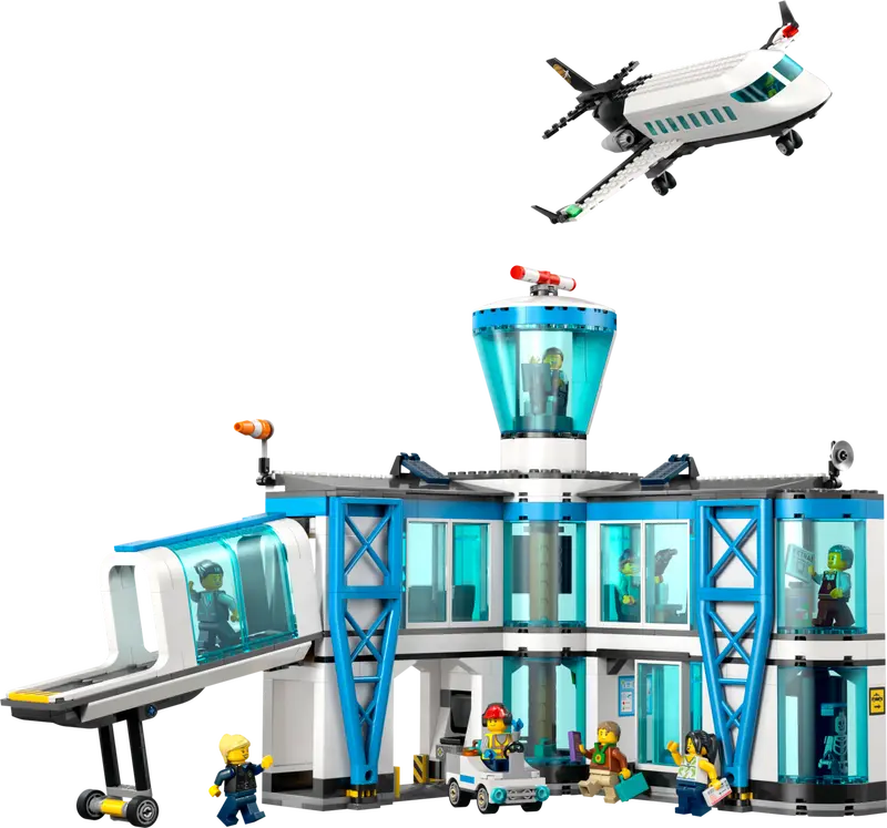 LEGO CITY AIRPORT WITH AIRPLANE