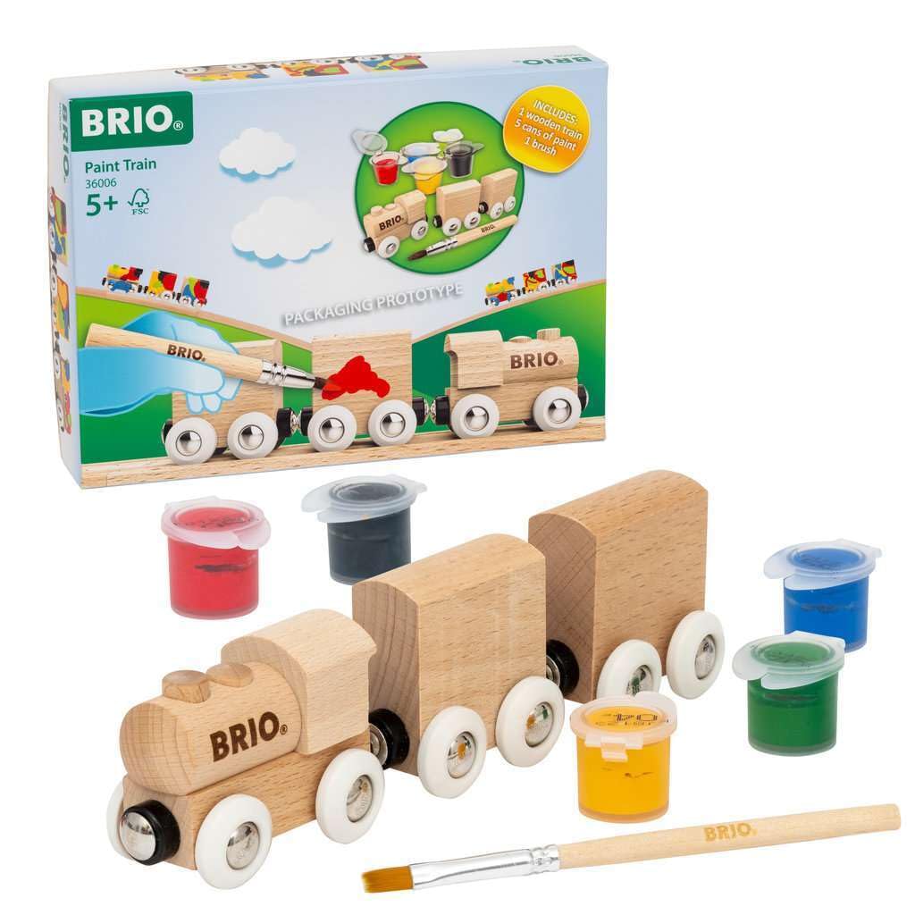 BRIO PAINT TRAIN
