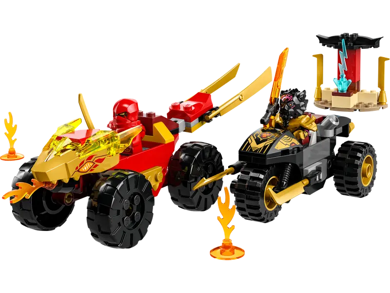 LEGO NINJAGO KAI & RAS'S CAR AND BIKE BATTLE