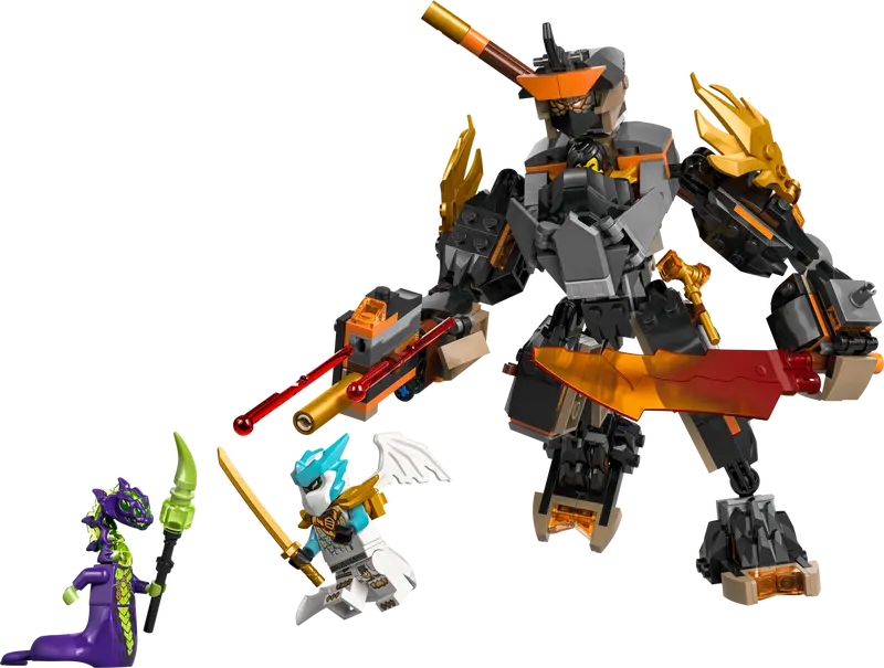 LEGO NINJAGO COLE'S MISSION MECH & DRAGON ZANE