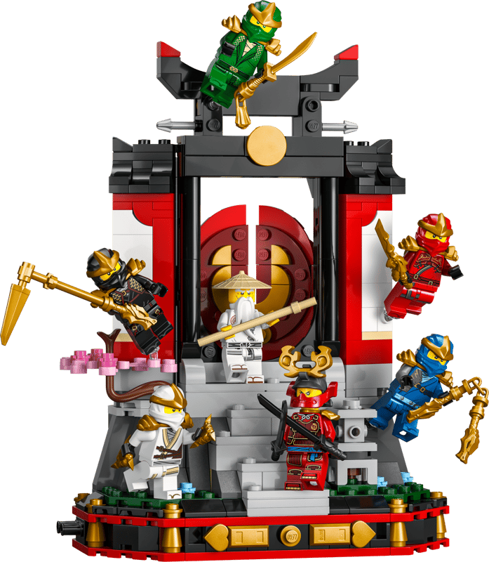 LEGO NINJAGO NINJA CHARACTER DISPLAY 15TH ANNIVERSARY