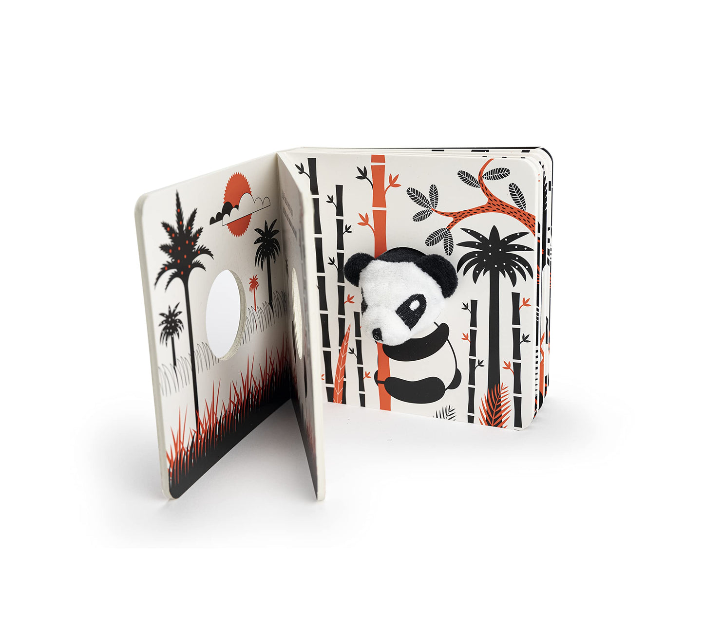 HIGH CONTRAST BOOK W/PUPPET-PANDA