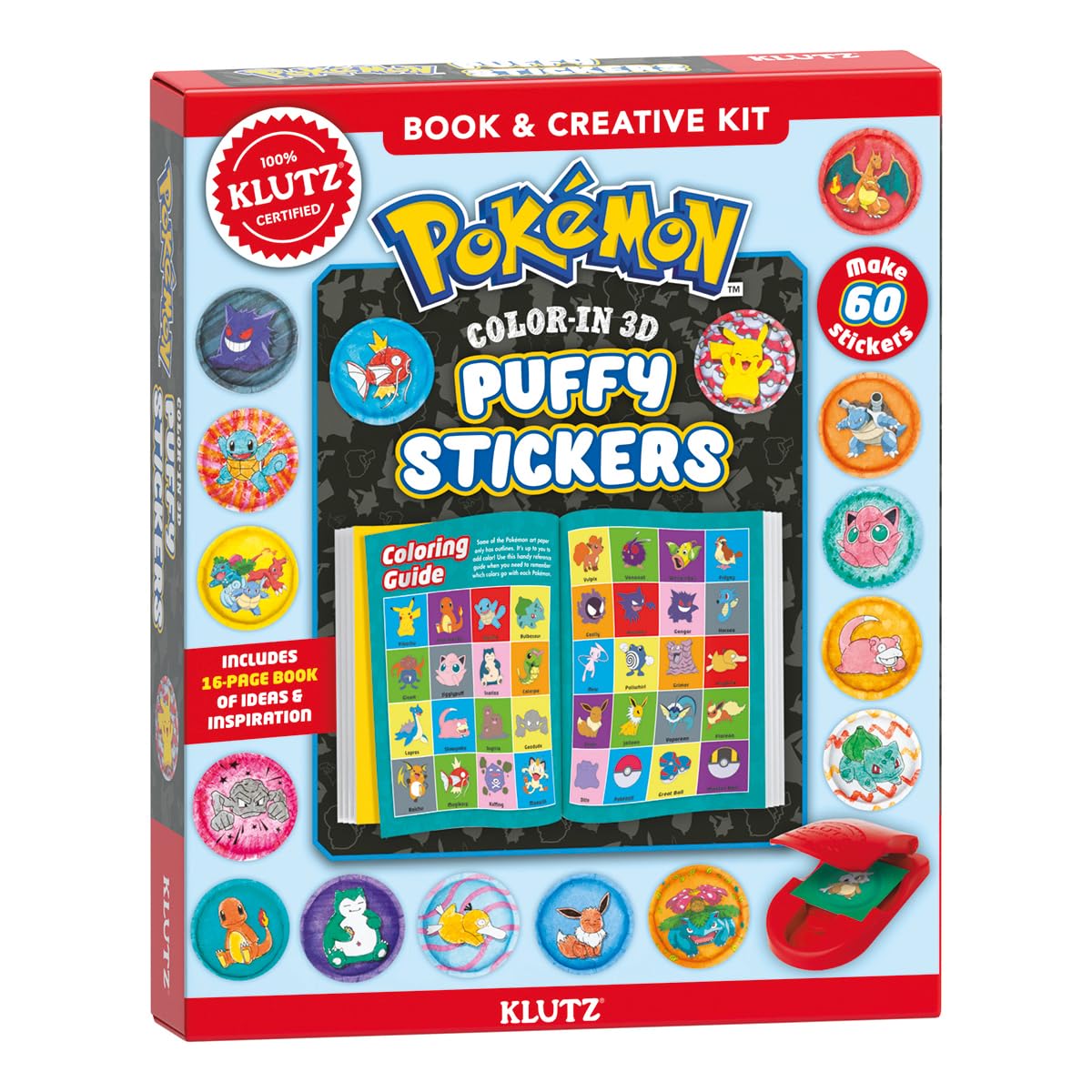 KLUTZ POKEMON PUFFY STICKERS