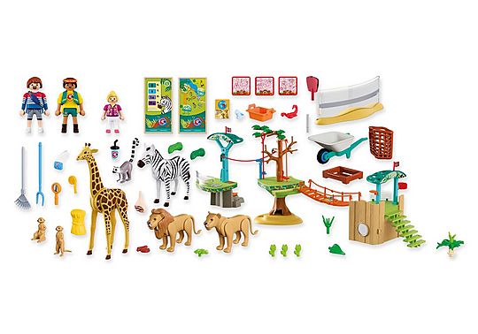 PLAYMOBIL ZOO WILDERNESS CLIMBING PARK