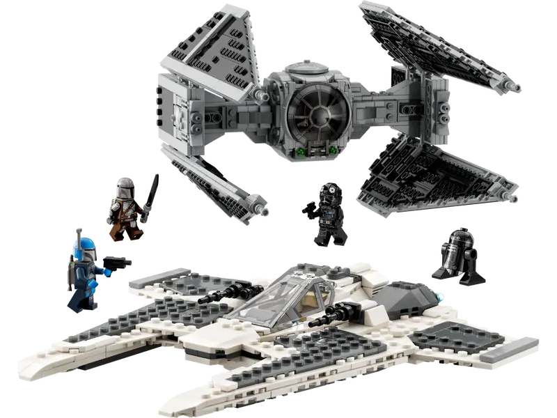 LEGO STAR WARS MANDALORIAN FANG FIGHTER VS. TIE INTERCEPTOR